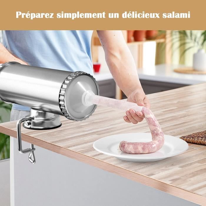 Poussoir à Saucisses Manuel 7 L Machine à Saucisses Verticale En