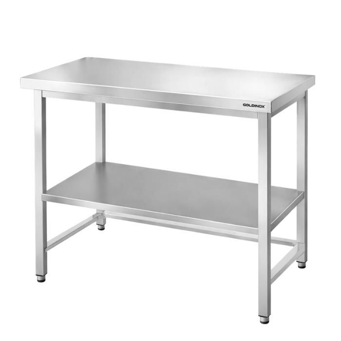 Table de travail en inox Bar 1200x700 mm avec renfort PREMIUM ...