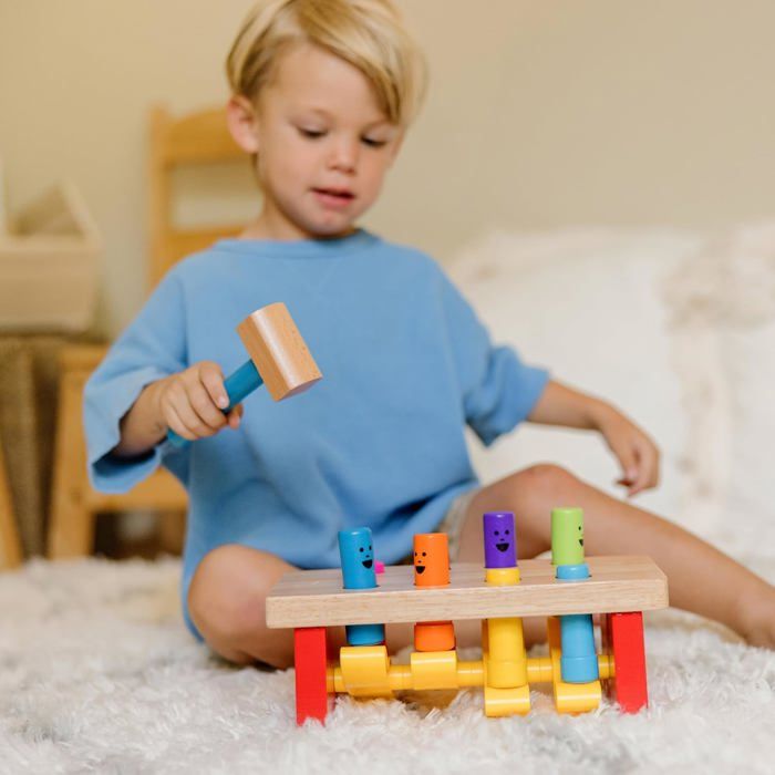 Banc A Marteler De Luxe MELISSA DOUG Pour Bebe de 2 ans Jouet de Premier Age Cdiscount Jeux Jouets
