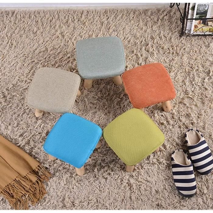 Tabouret Pour Enfant En Bois Massif Peint Et Sculpté Hauteur 25  Cm\U2026\U2026[x308] - Cdiscount Maison