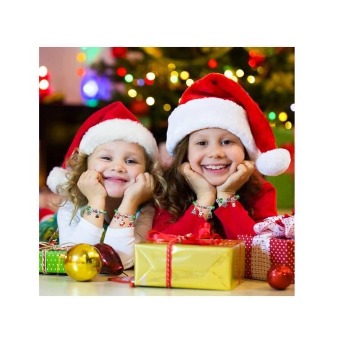 Calendrier de l'Avent Bijoux de Noël 2023, Bijoux Femmes Filles Noël,  Compte à Rebours 24 Surprises Bracelet - Cdiscount Maison