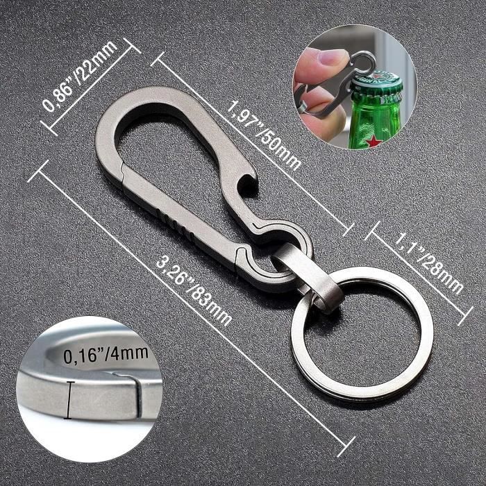 Porte Clef,100 Pièces Anneau Porte Clé,Anneaux Porte Clés Avec Chaîne