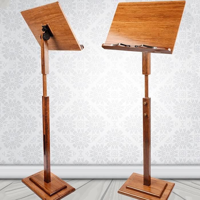 Support De Livre Réglable Ergonomique - Pour Lecture, Cuisine, Bureau - Hauteur Et Angle Ajustables