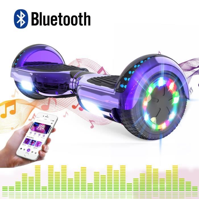 Hoverboard Enfant 6.5 Pouces Bluetooth LED HIPHOP - Cdiscount Auto