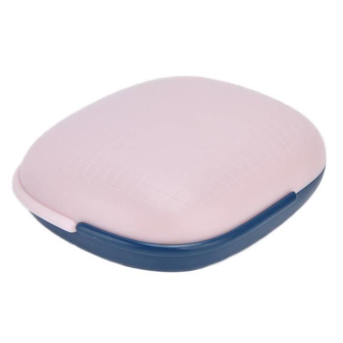 Drfeify Boîte de médecine 3 pièces conteneur de médecine 4 compartiments Portable