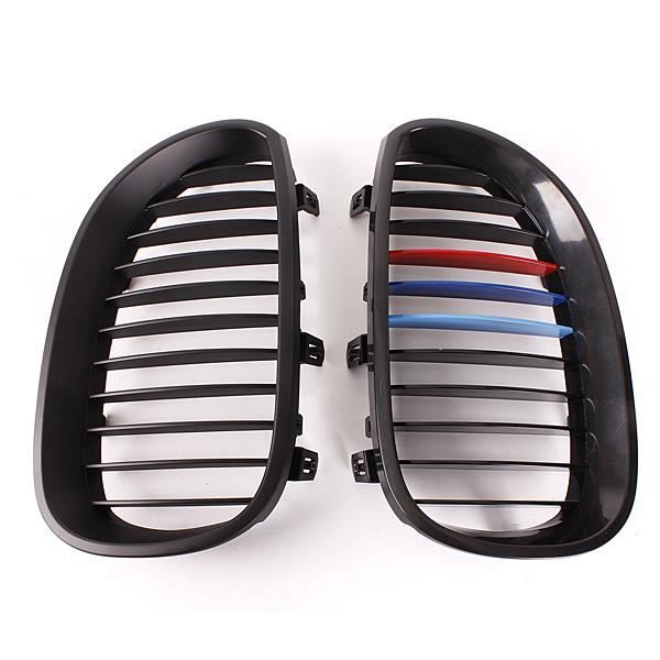 2x Grilles de Calandre BMW Z4 E89 Noir Brillant Diamant (09-16