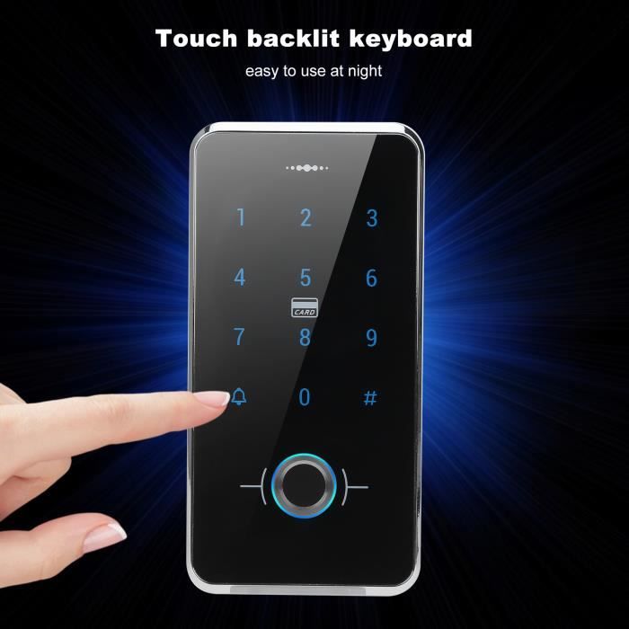 Clavier Déporté 433MHz Pour Système D'Alarme – Tactile Rétroéclairé D11 (Générique)