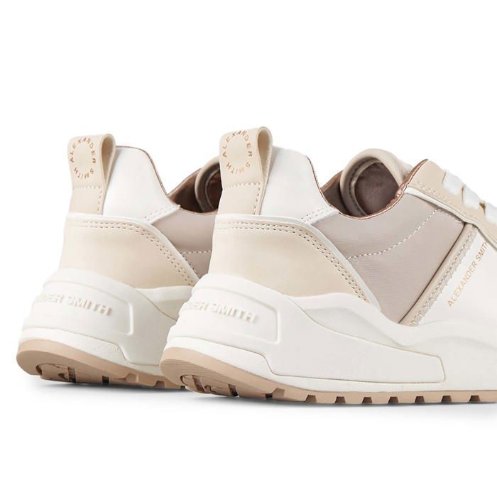Baskets Femme Alexander Smith Eco-Dover Beige - Cdiscount Chaussures