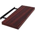 Etagere bois fonce
