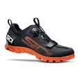 Chaussures VTT Sidi SD15 noir orange - Mixte - Montagne - Tecno-3 System - Semelle Outdoor-0