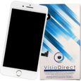 Ecran complet pour Iphone 8 blanc (avec nappes et bouton home)  - VISIODIRECT-0