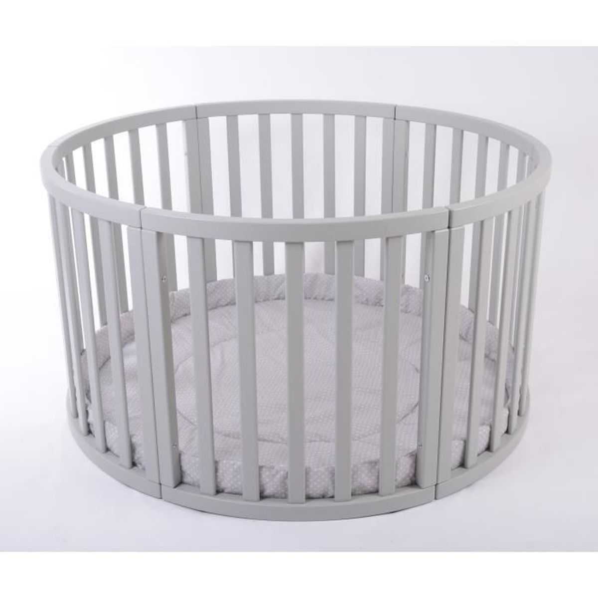 Parc Bebe Rond En Bois Vernis Gris Apollo Quattro Incluant Tapis Tour De Parc Gris A Pois Blancs Cdiscount Pret A Porter Parc Bebe Rond En Bois Vernis Gris Apollo Quattro Incluant Tapis Tour De Parc Gris A Pois Blancs Cdiscount Pret A Porter