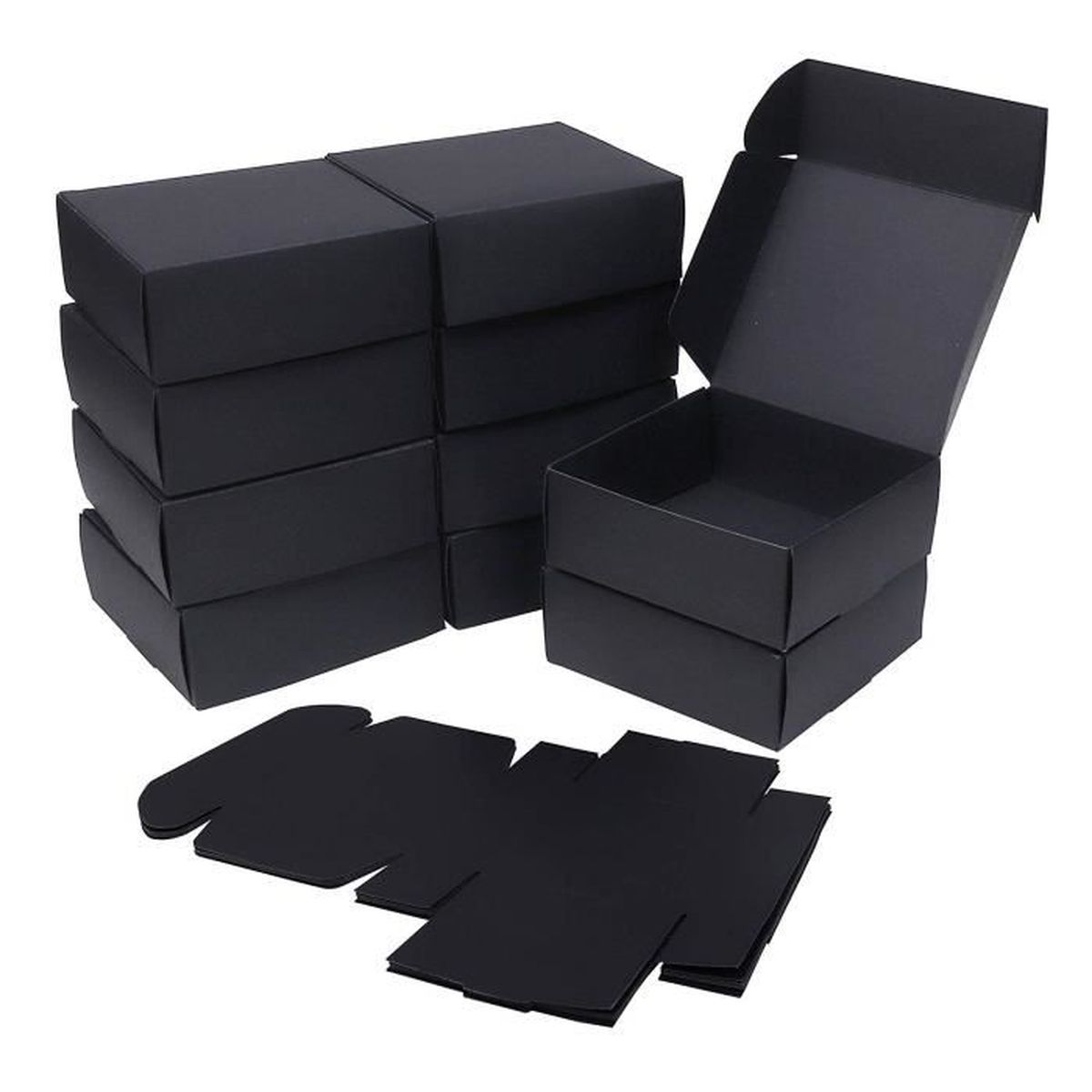 Boite Cadeau Noir Lot De 10 Boite Papier Kraft Noir Coffret Cadeau Boite Emballage Boite Noire Pour Cadeaux De Mariage Achat Vente Boîte Cadeau Boite Cadeau Noir Lot De 1 Cdiscount
