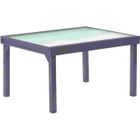 Table de jardin Modulo T 6/10 Full Verre Gris Anthracite Wilsa Garden