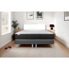 VITALIT Ensemble Matelas Sommier 160x200 cm - 2 Sommiers Gris - Vitalmemo One Gris