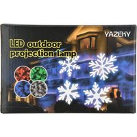 YAZEKY LED Projecteur d'extérieur de Noël 2 en 1,lampe de projection LED d'extérieur de Noël avec télécommande