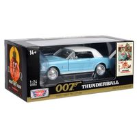 Véhicule miniature - Voiture miniature reproduite 1:24 Ford Mustang 1964 James Bond  "Thunderball" 79855