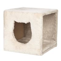 TRIXIE Grotte pour chat pour étagère de rangement Forme de cube 33x33x37cm -