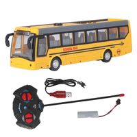 Voiture télécommandée rechargeable voiture télécommandée bus scolaire bus touristique modèle voiture jouet pour enfants