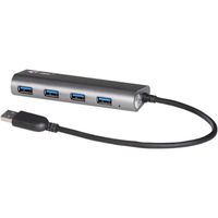 i-tec USB 3.0 4-Port Metal Charging USB HUB, avec lAdaptateur Secteur 4x USB 3.0 ports pour Windows MacOS Linux