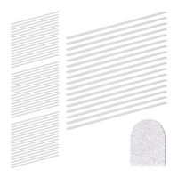 68 x Anti Rutsch Streifen, 60 cm lang, Kunststoff, für Dusche & Treppe, selbstklebend, Anti-Rutsch-Sticker, transparent
