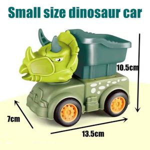 VOITURE - CAMION Orange - Jouet de construction dinosaure pour enfants, voiture d'ingénierie, camion à benne basculante, modèl