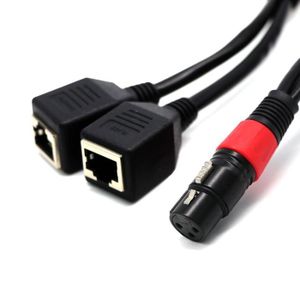 Adaptateur M/âle /à Femelle C/âble Trois Voies Connecteurs Antenne Coaxial TV R/épartiteur