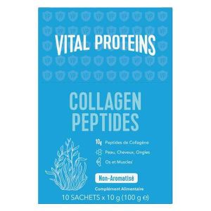 COMPLEMENTS ALIMENTAIRES - VITALITE Vital Proteins Sticks Peptides de collagène 10x100