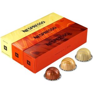 CHOCOLAT CHAUD (80 Capsules) compatible avec Nespresso, Lot de 8 x 10  Capsules (80 portions tot) - la Capsuleria