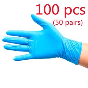 100 PCS Sans Poudre Latex Jetable Médical Noir Tatouages ​​Gants De  Piercing Gants D'examen En Nitrile GANTS DE PROTECTION - Cdiscount Auto