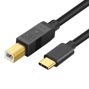 CÂBLE INFORMATIQUE AuTech® 3M Câble Imprimante USB C Mâle vers USB B 