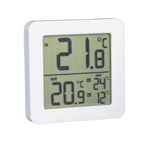 THERMO - HYGROMÈTRE Thermomètre intérieur et extérieur numérique Facke