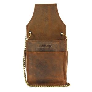 Pochette ceinture pour serveur 100% cuir LEOPOLD - BGA Vêtements