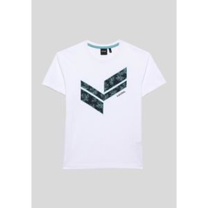 T-SHIRT KAPORAL - T-shirt blanc Garçon 100% coton OLSEN