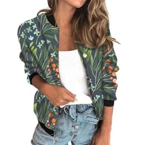 Elonglin Blouson Bomber Femme Veste Motard Courte Zippé Imprimée Rétro Veste Bomber Jacket Casual Manteau Printemps-Automne Elonglin Blouson Bomber Femme Veste Motard Courte Zippé Imprimée Rétro Veste Bomber Jacket Casual Manteau Printemps-Automne