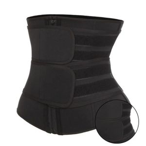 CEINTURE DE SUDATION Bustier-corset,Corset de sudation de sauna en néoprène pour femmes, ceinture d'entraînement de fitness et de - Black-zipper-2 belts