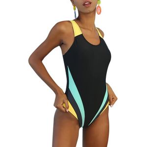 MAILLOT DE BAIN Maillot de Bain Femme 1 Pieces Triangle  Combishor