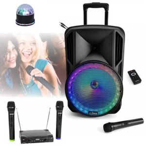 4 en 1 Microphone Bluetooth pour Enfants avec Lumi/ère Color/é Cadeau Parfait pour Gar/çons et Filles Bleu ERAY Microphone Karaok/é Sans Fil Compatible avec Apple//Android//PC//iPad