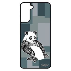 COQUE - BUMPER Coque pour Samsung S21 silicone panda portable beb