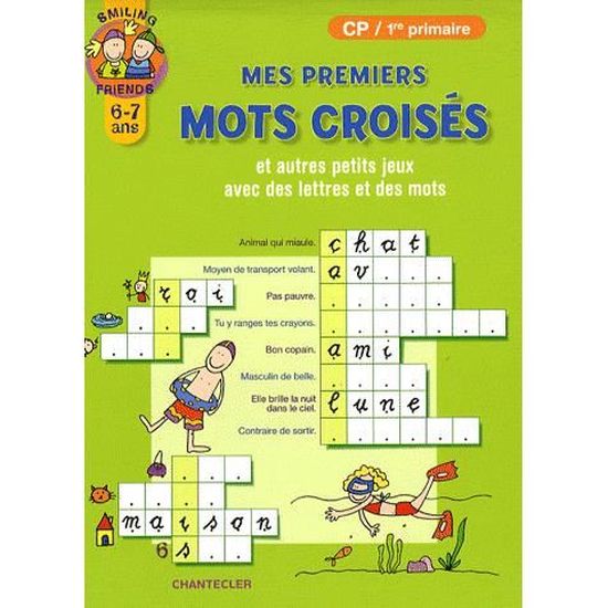 mes premiers mots croises cdiscount librairie