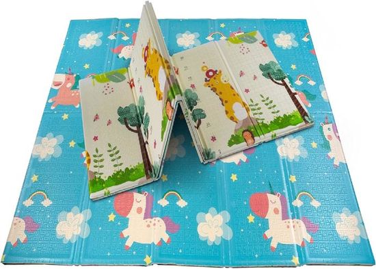 Tapis de Jeu pour Bébé Pliable en XPE Antidérapant et Imperméable