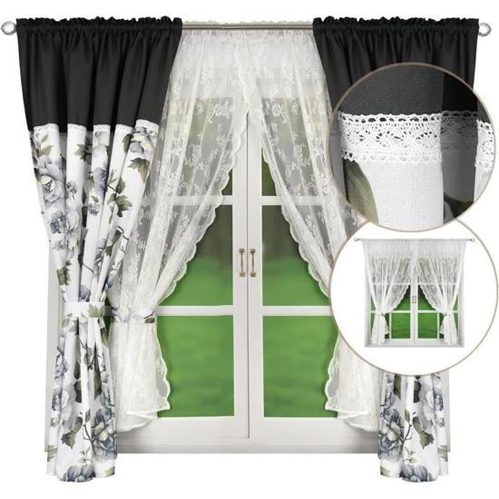 42 Paquets D'Anneaux Une Rideaux, Avec Pinces, Rideaux