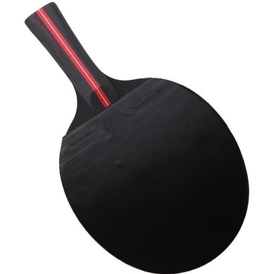 Raquette de ping-pong, raquette de ping-pong professionnelle Boliprince avec sac, manche durable, jeu de raquettes de tennis de