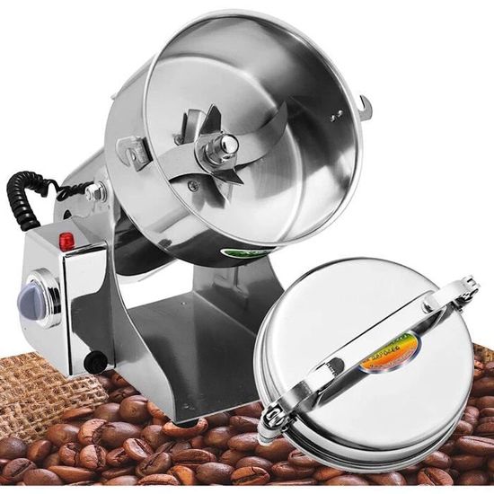 Moulin à Café Électrique - Broyeur à Grains Maison - Pour Café, Céréales, Épices - 220V - Design Compact
