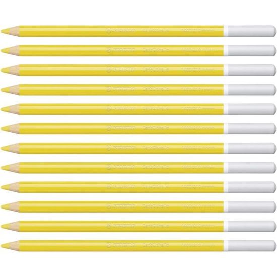 STABILO Crayon Pastel - CarbOthello - Paquet De 12 - Jaune Umbra 12 X Ecriture Dessin 32522295 STABILO Crayon Pastel - CarbOthello - Paquet De 12 - Jaune Umbra 12 X Ecriture Dessin 32522295