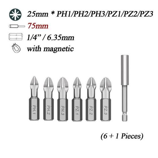 Embout K5,Embouts Cruciformes Antidérapants K5,K5 Résistant Aux Chocs