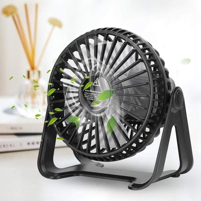 Ventilateur De Table USB Rechargeable - 3 Vitesses, Lumière LED, 8,6h D'autonomie Ventilateur Pour Voiture Usb Ventilateur De Table USB Rechargeable - 3 Vitesses, Lumière LED, 8,6h D'autonomie Ventilateur Pour Voiture Usb