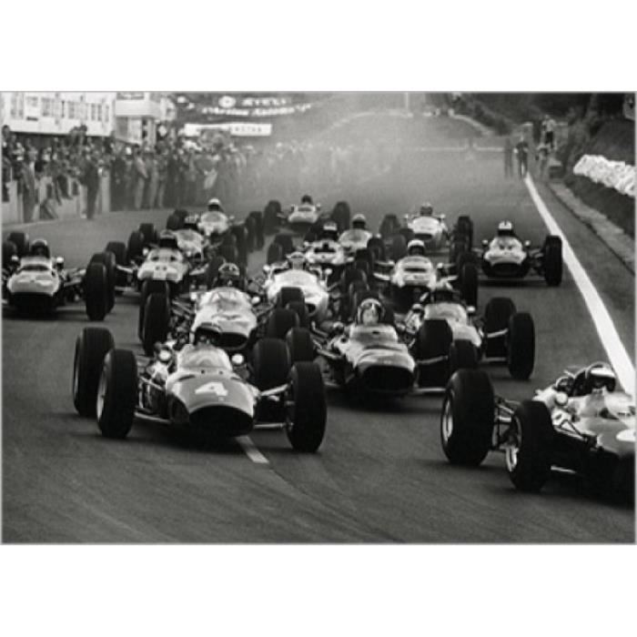 Sport Automobile Poster Reproduction Grand Prix Rainer W Schlegelmilch 50 X 70 Cm Cdiscount Maison