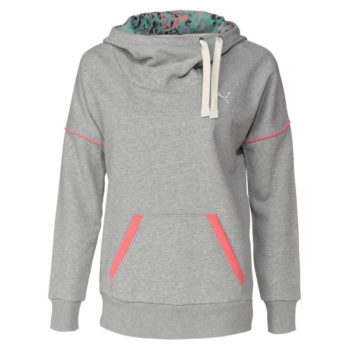 sweat puma femme orange