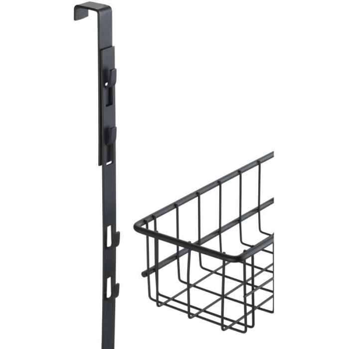 Etagères et commodes - Étagère de porte - Noir 75 cm